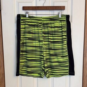 Tek Gear Neon Green and Black Active Shorts